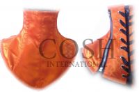 Orange Satin Neck Corset