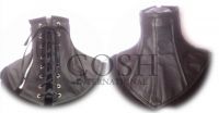 Black leather neck Corset Supplier