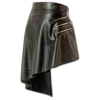 High Quality Leather Gothic Kilts With Zipped Pocket