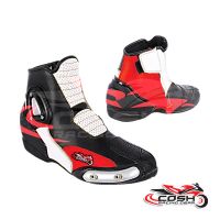 Short Ankle Boots Waterproof Motorcycle Racing Sports Leather Shoes