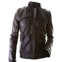 Men Outwear Leather Jacket