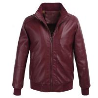 Men Outwear Leather Jacket