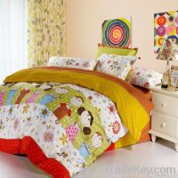 Cotton bed sheet set