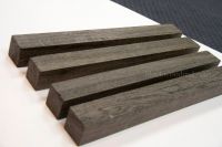 Blocks of black wood Bogwood