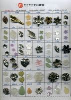 Flower and leaf accessory bead