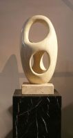 modern abstract stone sculpture art carving