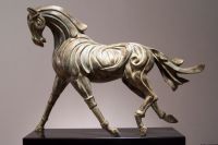 modern resin horse sculpture