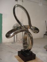 large-scale stainless steel sculpture