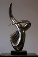hammering stainless steel sculpture