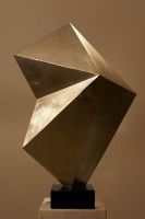 metal geometric sculpture