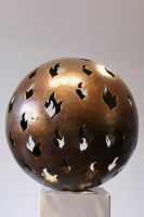 hollow metal ball sculpture,metal sphere sculpture