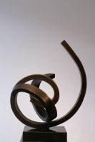 creative metal iron sculpture