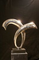 wrought stainless steel sculpture