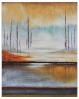 abstract landscape art oil painting