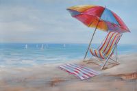 modern seaside landscape art painting
