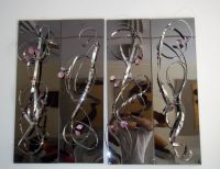 stainless steel wall art decoration