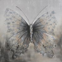 Hand Painted Butterfly Oil Painting