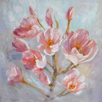 contemporary floral oil painting