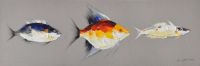 contemporary fish art oil painting