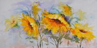 sunflower canvas art oil painting