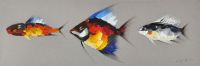 contemporary fish canvas oil painting