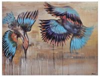decorative eagle art oil painting