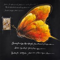 contemporary butterfly oil painting