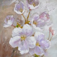 decorative flower canvas art oil painting