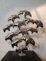 art decorative hotel stainless steel sculpture