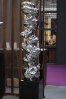 stainless steel rockery sculpture