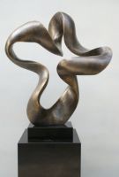 forged metal brass sculpture