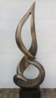 forged metal brass sculpture