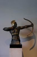 Modern Brass Sculpture, Copper Sculpture