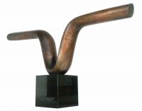 forged metal brass sculpture