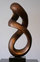 Hand Forged Metal Modern Iron Sculpture