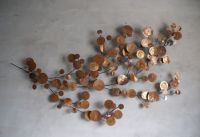 luxury copper wall sculpture