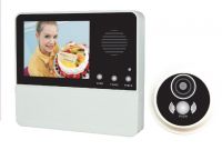 3.2 inches LCD Screen Digital door peephole viewer with door bell 90 degrees view angle