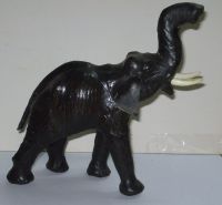 Stuffed Leather Animal Elephant: Showpiece: Gifts Toys