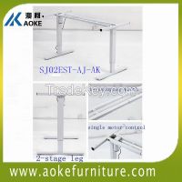 single motor height adjustable standing up office table