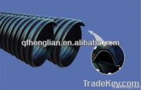 Steel band reinforced HDPE corrugated pipe