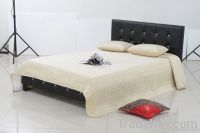 modern leather bed frame