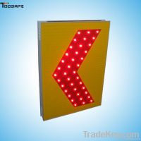 Aluminum LED solar chevron sign