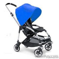 Bugaboo Bee Plus 2012 Stroller-Black Base/Blue Canvas