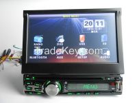 Universal 1 DIN 7&quot; Touch Screen Car DVD Player Radio CD MP3 USB Bluetooth Camera Input 