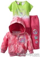 Fashion cute children clothes, kid's 2pcs clothing set