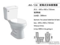 South American Siphonic Two-piece Toilet
