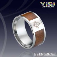 wholesale celtic jewelry Wood Sterling SIlver Perfectly Combined Ring
