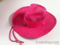 New design Paper Straw Cowboy hats/Mexico cowboy hat