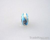 Sliver Core Large Hole Glass Beads