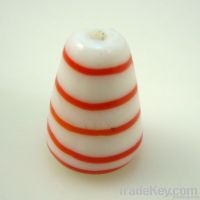 lampwork glass christmas candy beads